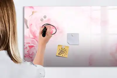 Magnetisk rittavla med blommotiv