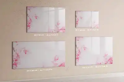 Magnetisk rittavla med blommotiv