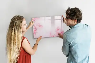 Magnetisk rittavla med blommotiv