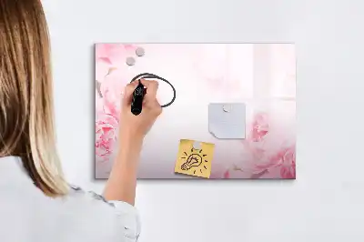 Magnetisk rittavla med blommotiv