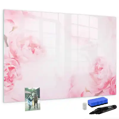 Magnetisk rittavla med blommotiv