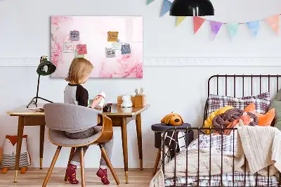 Magnetisk rittavla med blommotiv
