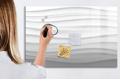 Magnetisk tavla med penna vågstruktur