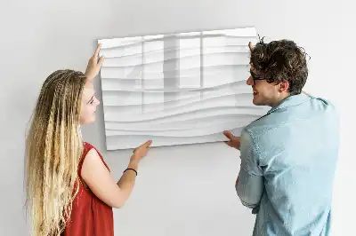 Magnetisk tavla med penna vågstruktur