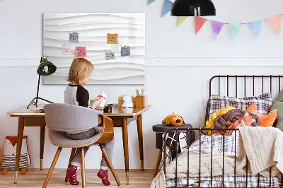 Magnetisk tavla med penna vågstruktur