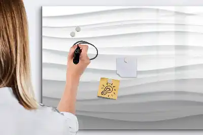 Magnetisk tavla med penna vågstruktur