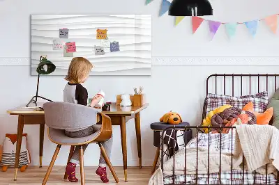 Magnetisk tavla med penna vågstruktur