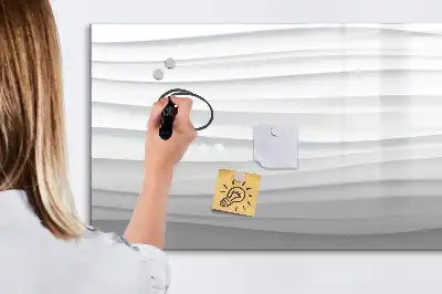 Magnetisk tavla med penna vågstruktur