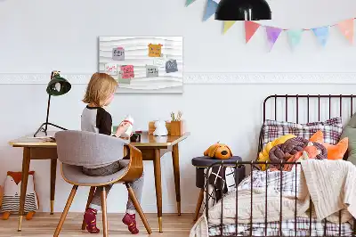 Magnetisk tavla med penna vågstruktur