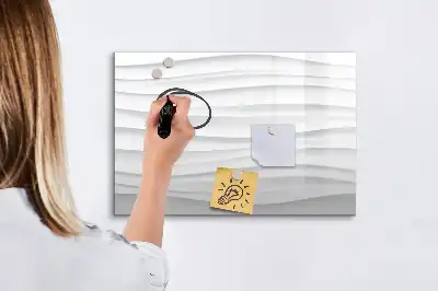 Magnetisk tavla med penna vågstruktur
