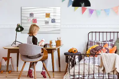 Magnetisk tavla med penna vågstruktur