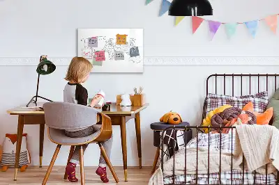 Magnetisk världskarta med tillhörande penna