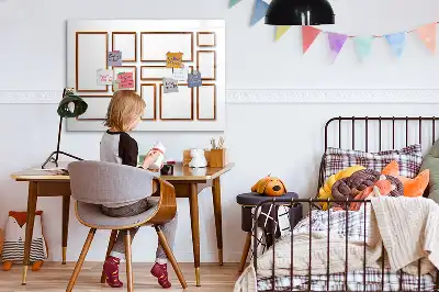 Magnetisk tavla med penna med träram