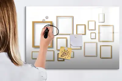 Magnetisk rittavla med träram