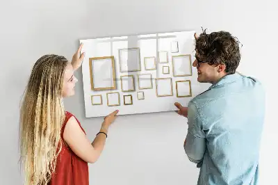 Magnetisk rittavla med träram