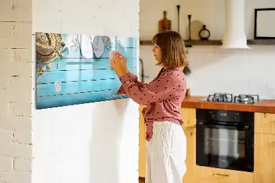 Magnetisk tavla med penna semestertillbehör