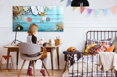 Magnetisk tavla med penna semestertillbehör