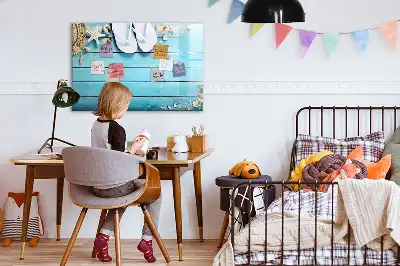 Magnetisk tavla med penna semestertillbehör