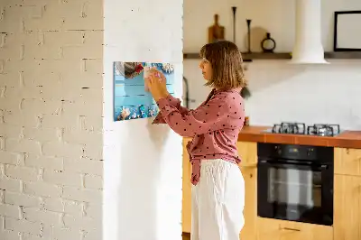 Magnetisk tavla med penna strandtillbehör