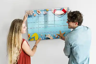 Magnetisk rittavla för strandlek