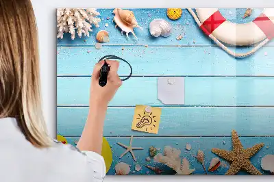 Magnetisk rittavla för strandlek