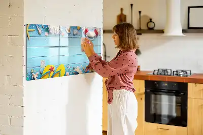 Magnetisk rittavla för strandlek