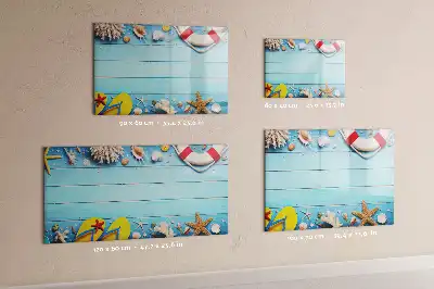 Magnetisk rittavla för strandlek