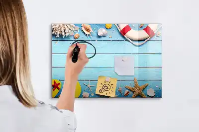 Magnetisk rittavla för strandlek