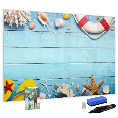 Magnetisk rittavla för strandlek