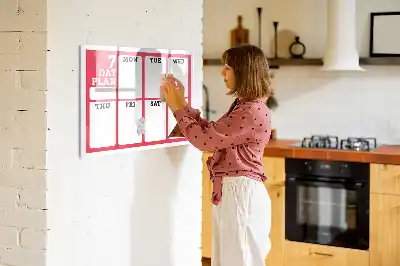 Veckoplanerare magnetisk rittavla