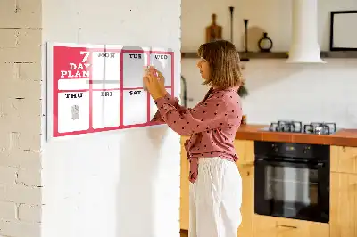 Veckoplanerare magnetisk rittavla