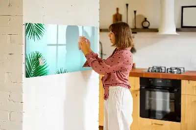 Magnetisk tavla med penna i utförandet Palmblad