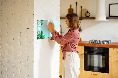 Magnetisk tavla med penna i utförandet Palmblad