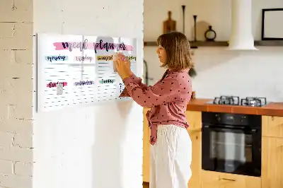 Magnetisk rittavla veckomeny