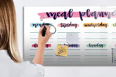 Magnetisk rittavla veckomeny