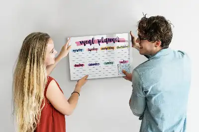Magnetisk rittavla veckomeny
