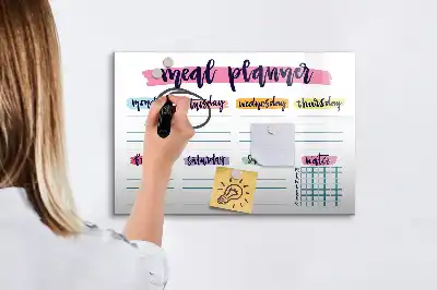 Magnetisk rittavla veckomeny