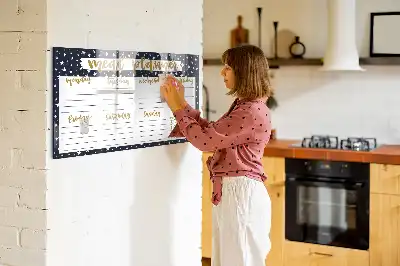 Magnetisk rittavla stjärnplanerare för måltider