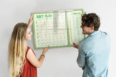Magnetisk rittavla för veckomeny
