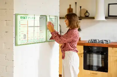 Magnetisk rittavla för veckomeny