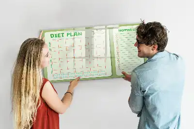 Magnetisk rittavla för veckomeny