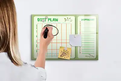 Magnetisk rittavla för veckomeny