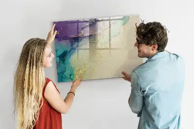 Magnetisk tavla med penna elegant abstraktion