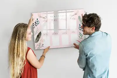 Magnetisk rittavla charmig veckoplanerare