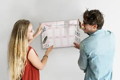 Magnetisk rittavla charmig veckoplanerare