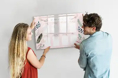 Magnetisk rittavla charmig veckoplanerare