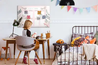 Magnetisk rittavla charmig veckoplanerare