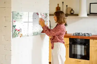 Magnetisk rittavla med plats för recept
