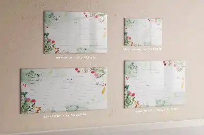 Magnetisk rittavla med plats för recept