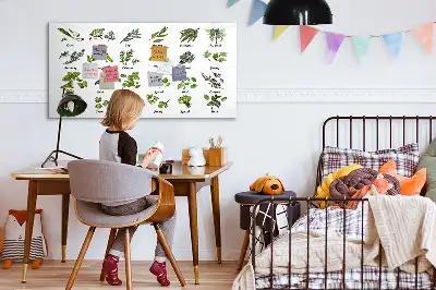 Magnetisk tavla med penna trädarter